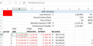 Financial Formulas in Excel