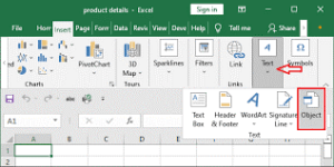 how to Insert image, shape, or Object in Excel